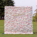 Joan：4D Fabric Artificial rolling up curtain flower wall Free Shipping