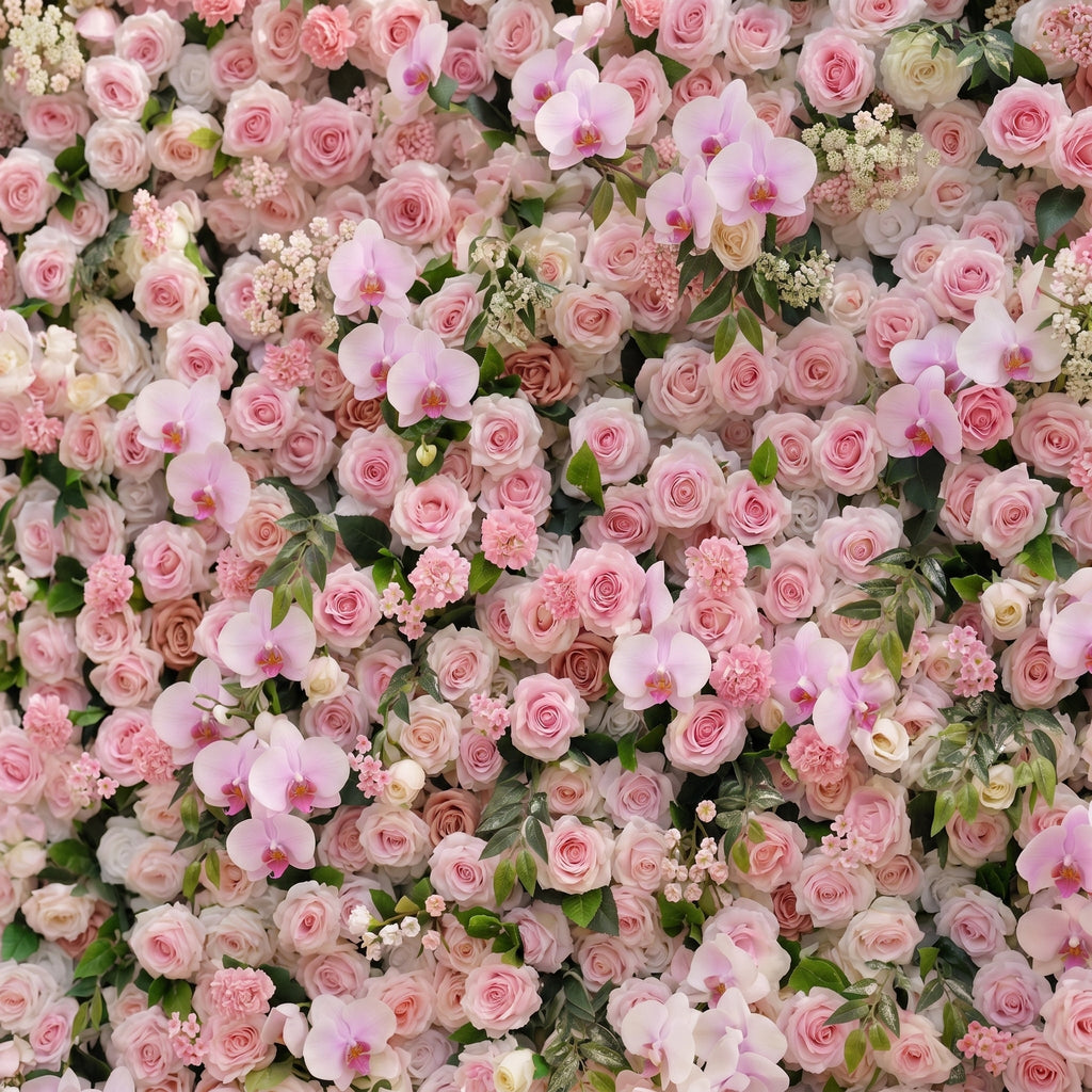 Jolliane: Premium 5D Cherry Blossom Pink Silk Flower Wall with Luxe Orchid Accents for Sweet Parties & Photo Booths Free Shipping