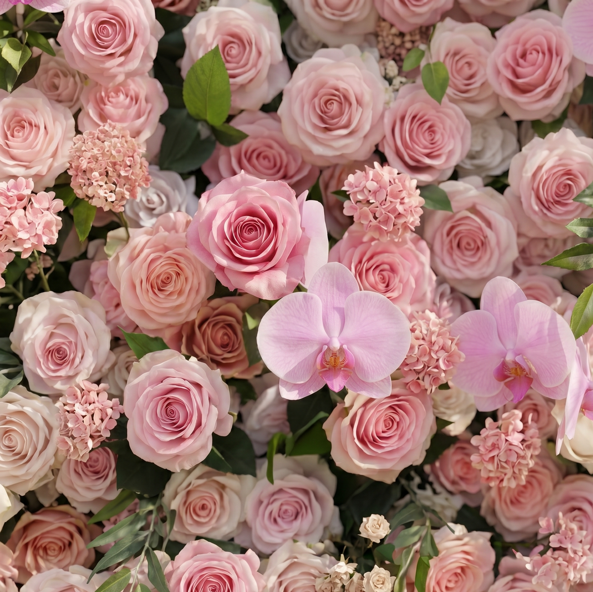 Jolliane: Premium 5D Cherry Blossom Pink Silk Flower Wall with Luxe Orchid Accents for Sweet Parties & Photo Booths Free Shipping