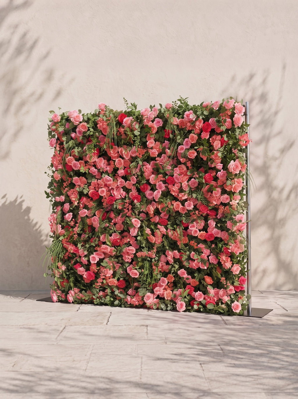 Karelnella: 5D Fabric Artificial rolling up curtain flower wall — right view