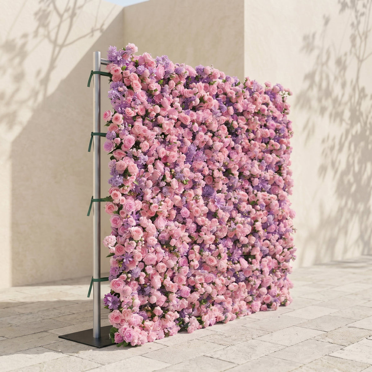 Keirrielle: Luxury 5D Lavender Purple & Soft Pink Silk Floral Wall Backdrop for Romantic Dreamy Weddings Free Shipping