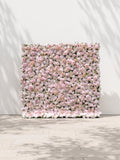 Laelora 5D Fabric Artificial rolling up curtain flower wall — front view
