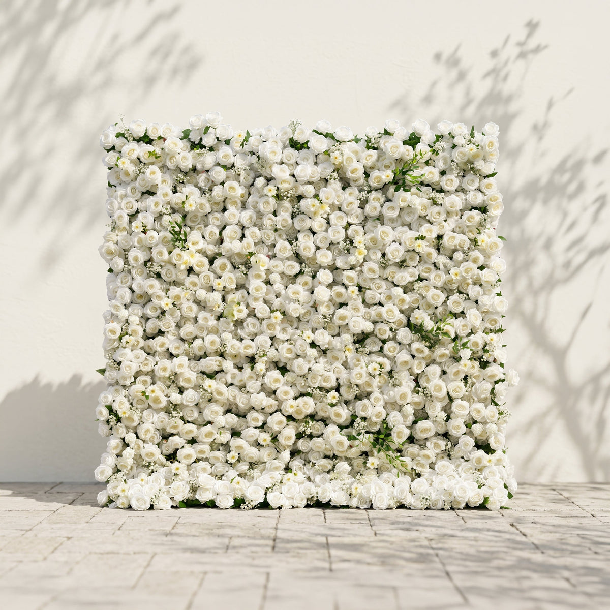 Liorbelle: Classic and Luxury 5D White Roses Flower Wall for Weddings&Event Decor liorbelle front