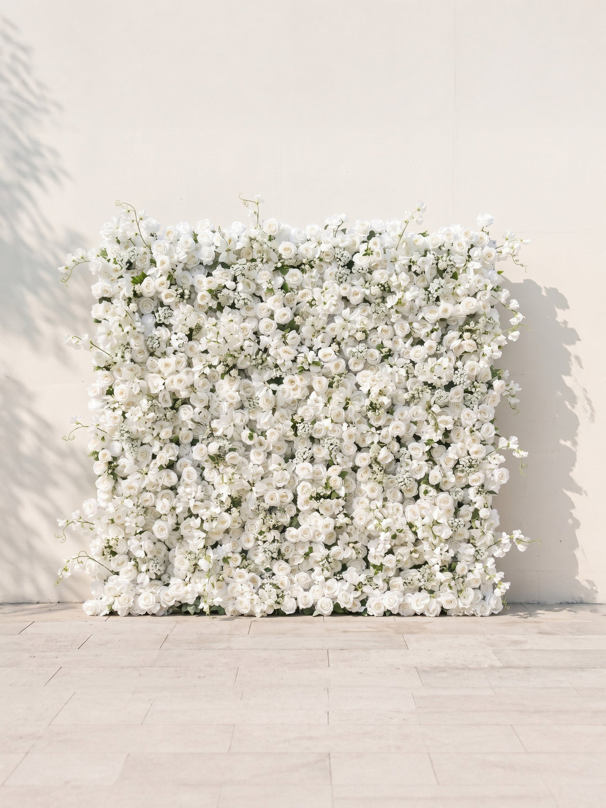 Melirae 5D Fabric Artificial rolling up curtain flower wall Free Shipping
