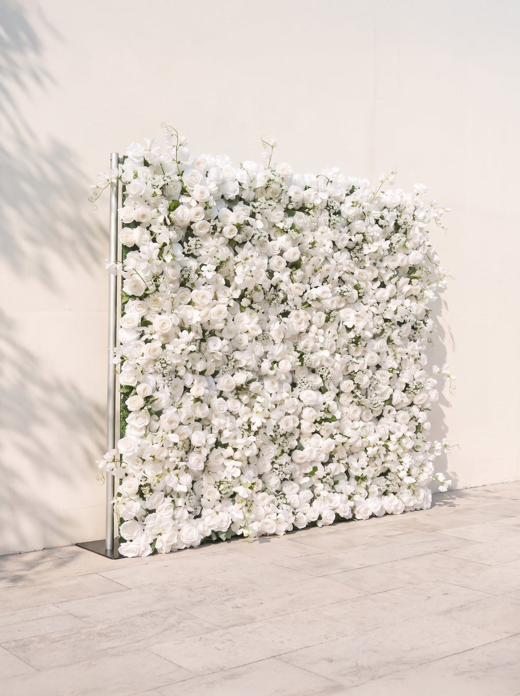 Melirae 5D Fabric Artificial rolling up curtain flower wall Free Shipping