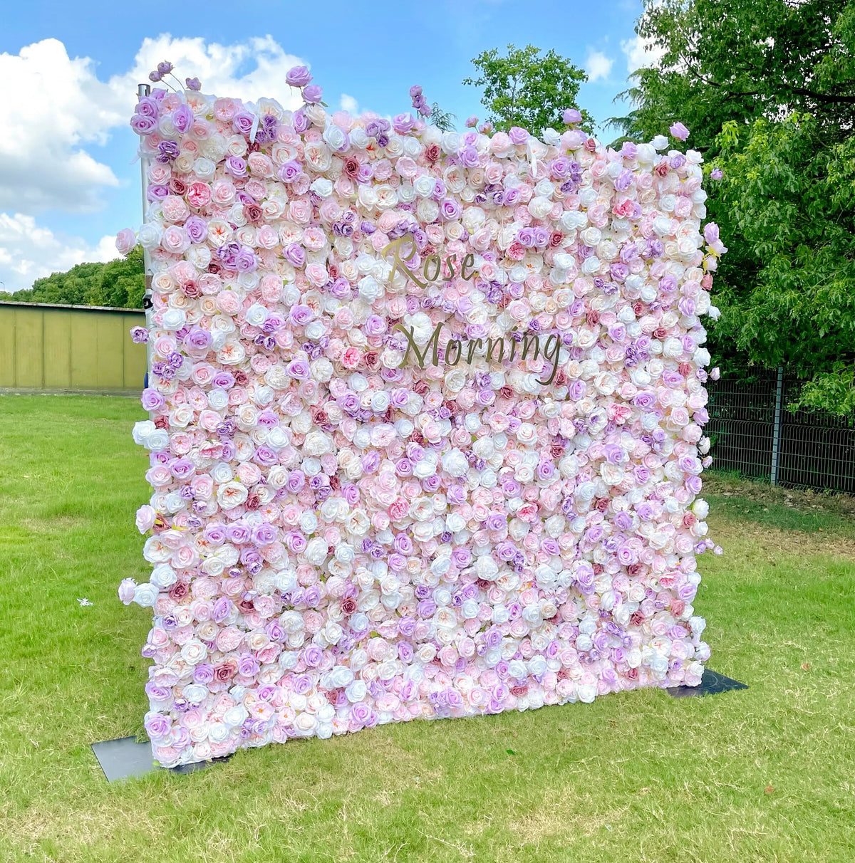 Memory：5D  Fabric Artificial rolling up curtain flower wall Free Shipping