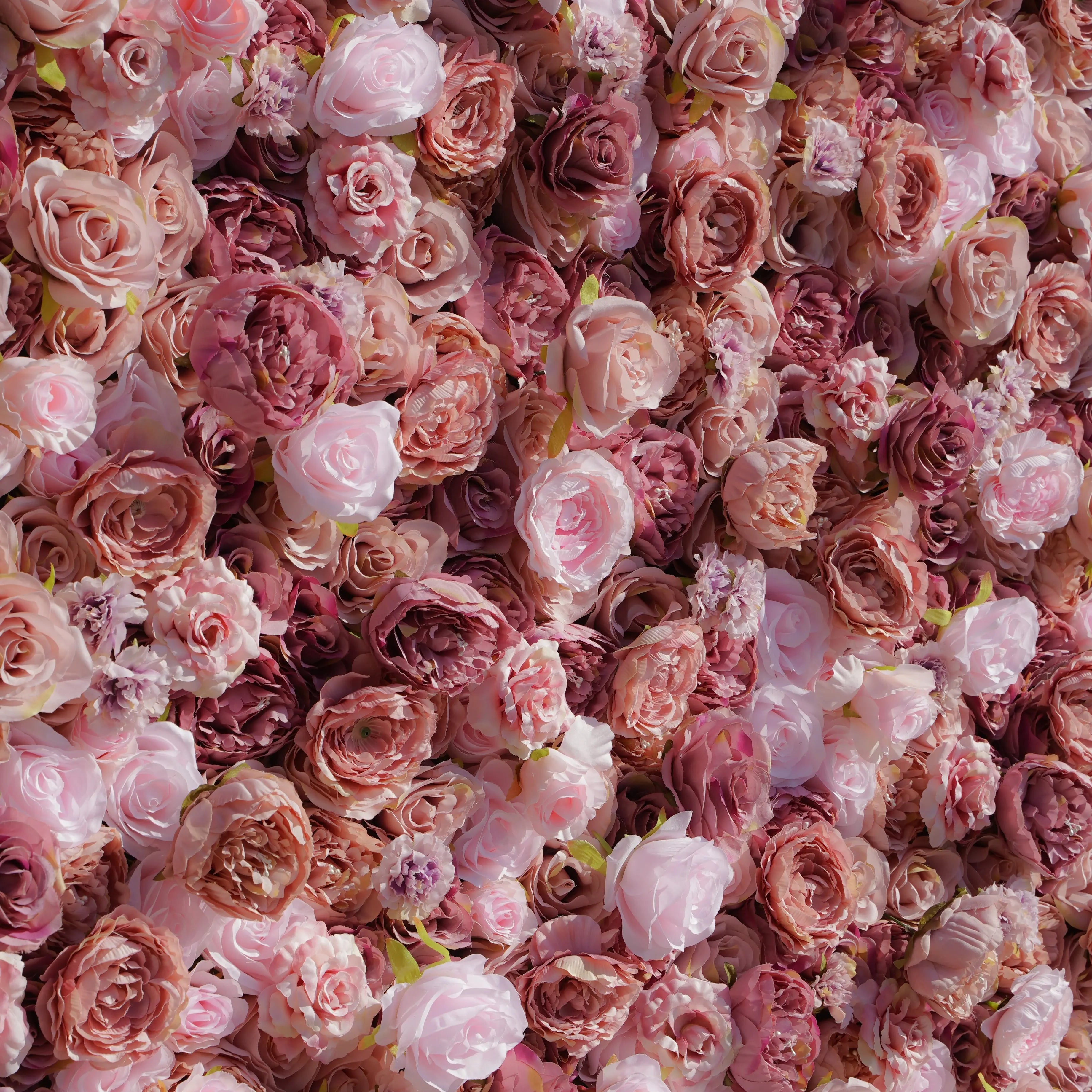 Monet：5D Fabric Artificial rolling up curtain flower wall Free Shipping