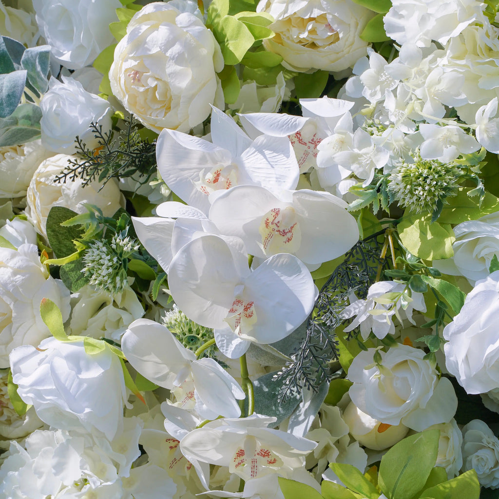 Morning：5D Fabric Artificial rolling up curtain flower wall Free Shipping
