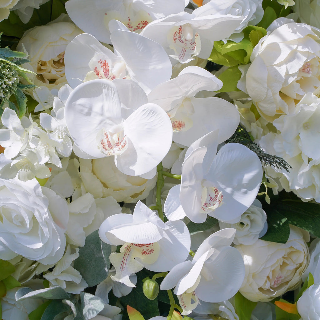 Morning：5D Fabric Artificial rolling up curtain flower wall Free Shipping