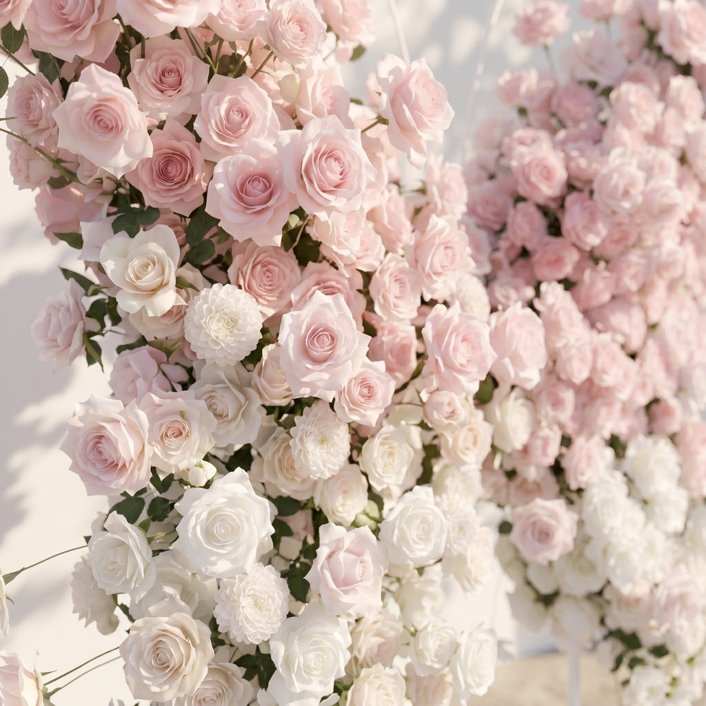 Morviane: Exquisite Pink Butterfly-Shaped Flower Wall for Luxury Events & Parties Backdrop Free Shipping
