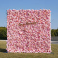 Nana：5D Fabric Artificial rolling up curtain flower wall Free Shipping