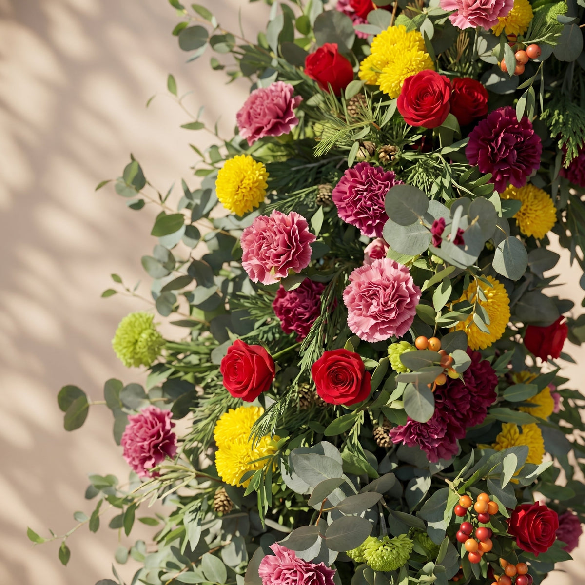 Raellyra: 2026 New Luxury Garden Style Flower arch with mixed color for Weddings&Events Decoration Incuding Frame