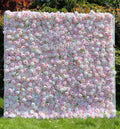 Sophia：4D Fabric Artificial rolling up curtain flower wall Free Shipping