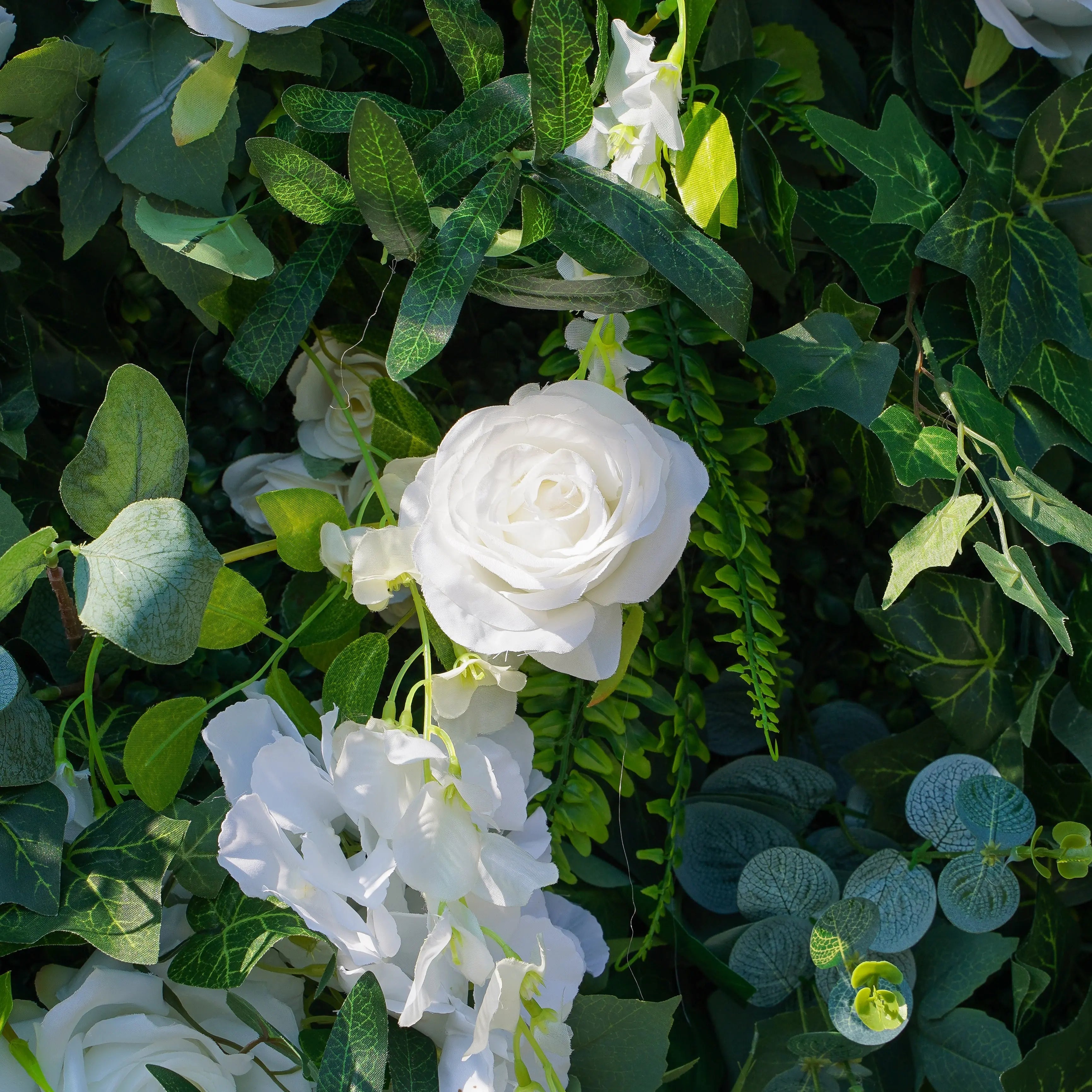 Spring：3D Fabric Artificial rolling up curtain flower wall Free Shipping