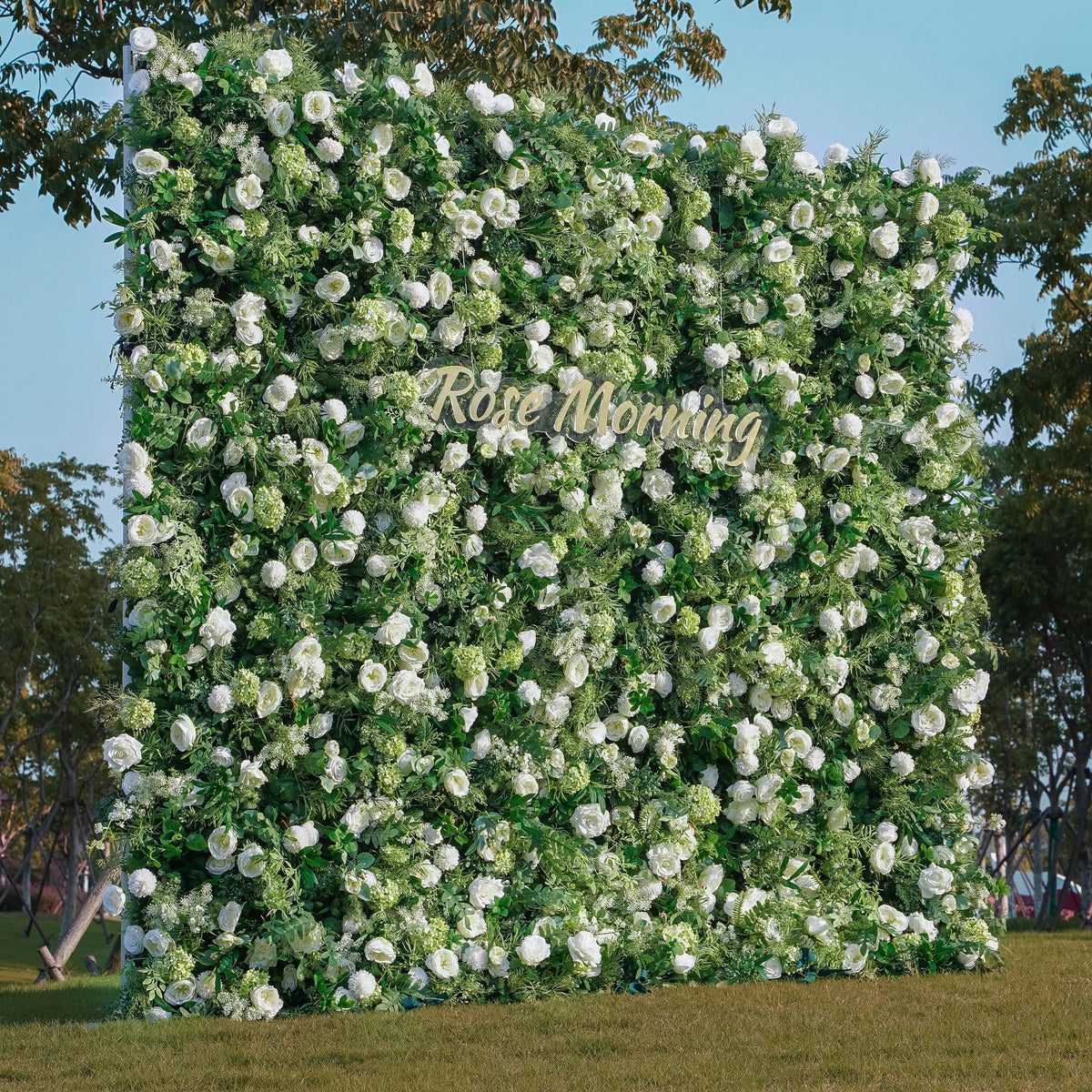 Summer：5D Garden Series New Fabric Artificial rolling up curtain flower wall Free Shipping