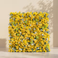 Talsira:5D Yellow Silk Rose Flower Wall Roll-Up Fabric Backdrop for Romantic Weddings & Proposals Free Shipping