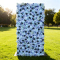 Blue & Teal Floral Extravaganza Wall: A Captivating. Ocean-Inspired Masterpiece for Memorable Celebrations | VF-549