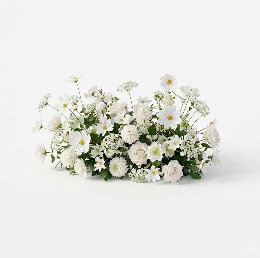 Velmora: Exquisite Ivory Butterfly-Shaped Flower Wall for Birthday & Anniversary Decor Free Shipping