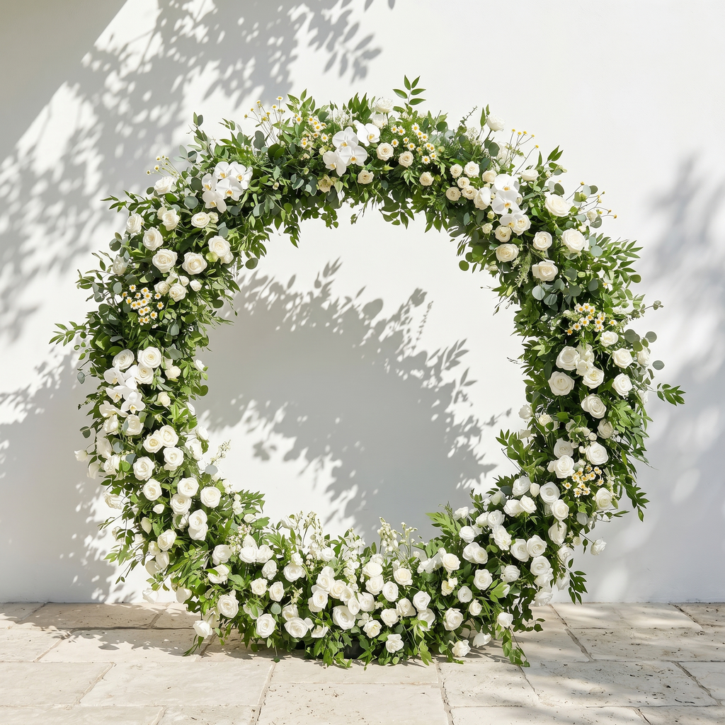 Virelaria 2026 New Wedding Party Background Floral Arch Decoration