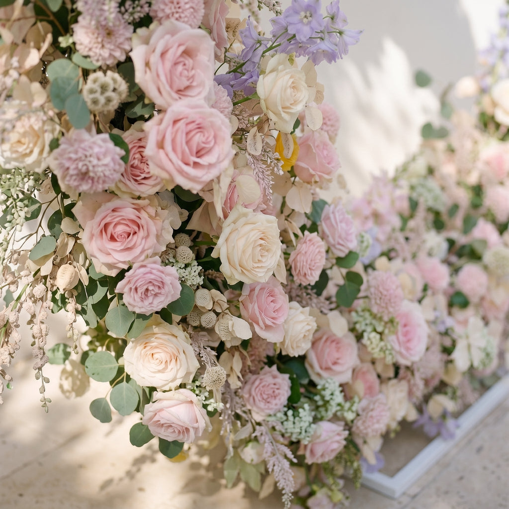 Zarensira moon arch: Wedding Party Background Floral Arch Decoration Including Frame
