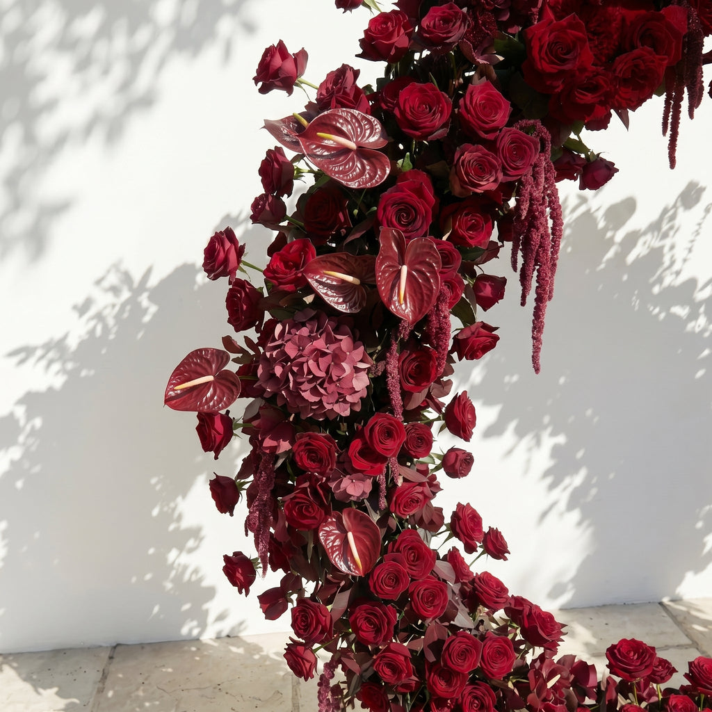Tove 2026 New Wedding Party Background Floral Arch Decoration