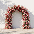 Zelloria Arch: New Autumn Style Flower Arch with Pink Roses for Luxury Weddings&Events Decoration Incuding Frame