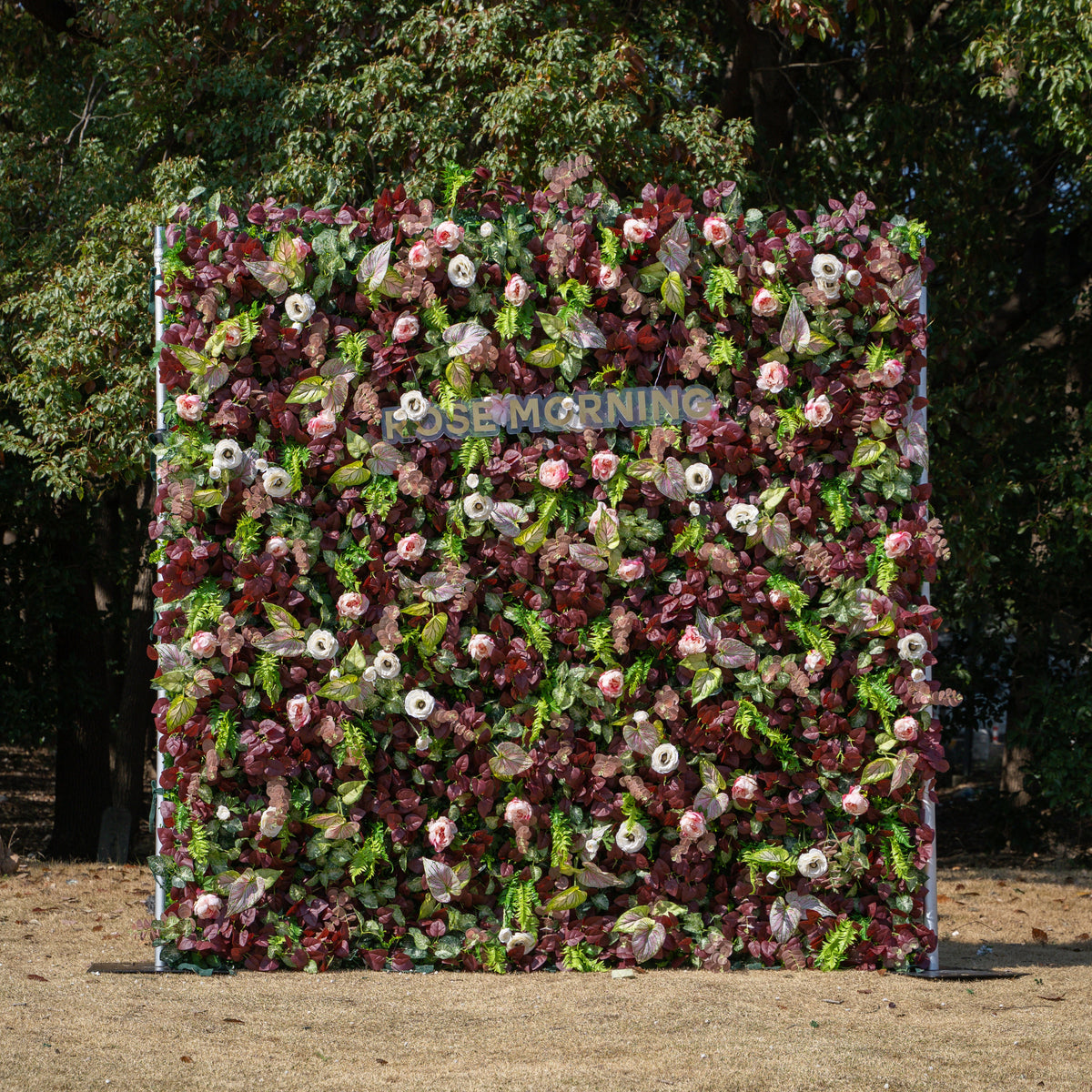 Adelaide：4D Fabric Artificial rolling up curtain flower wall (Ready to ship-Only USA) Free Shipping
