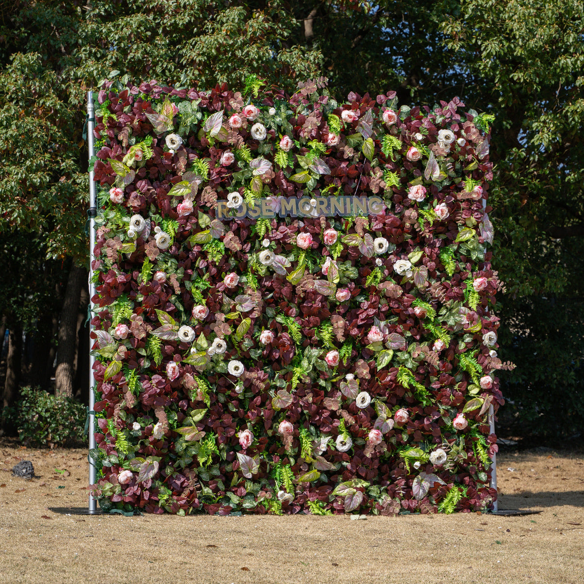 Adelaide：4D Fabric Artificial rolling up curtain flower wall (Ready to ship-Only USA) Free Shipping