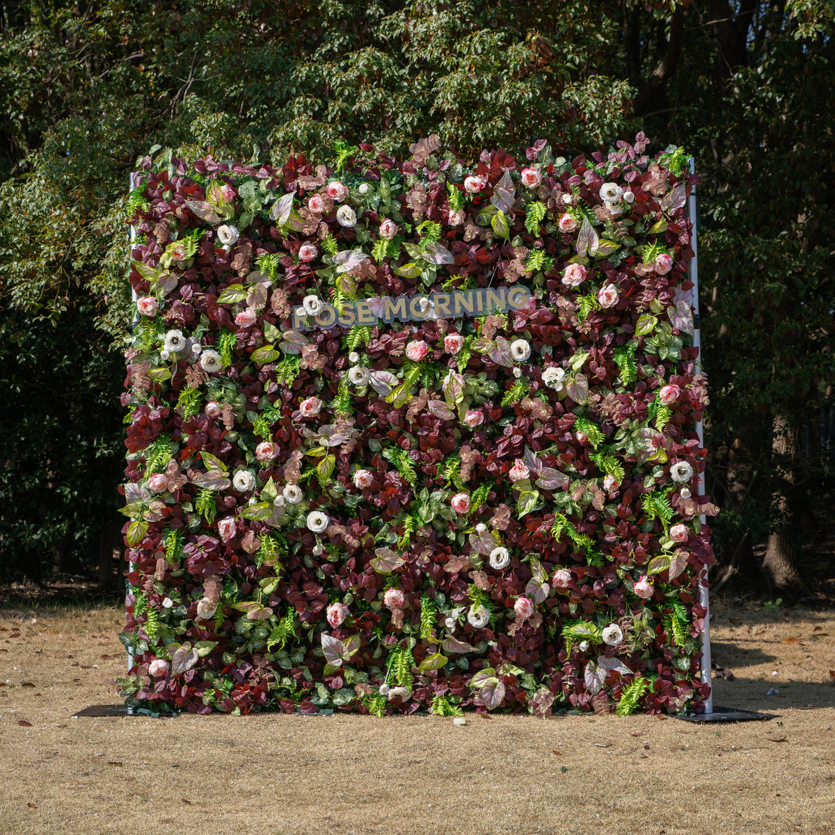 Adelaide：4D Fabric Artificial rolling up curtain flower wall (Ready to ship-Only USA) Free Shipping