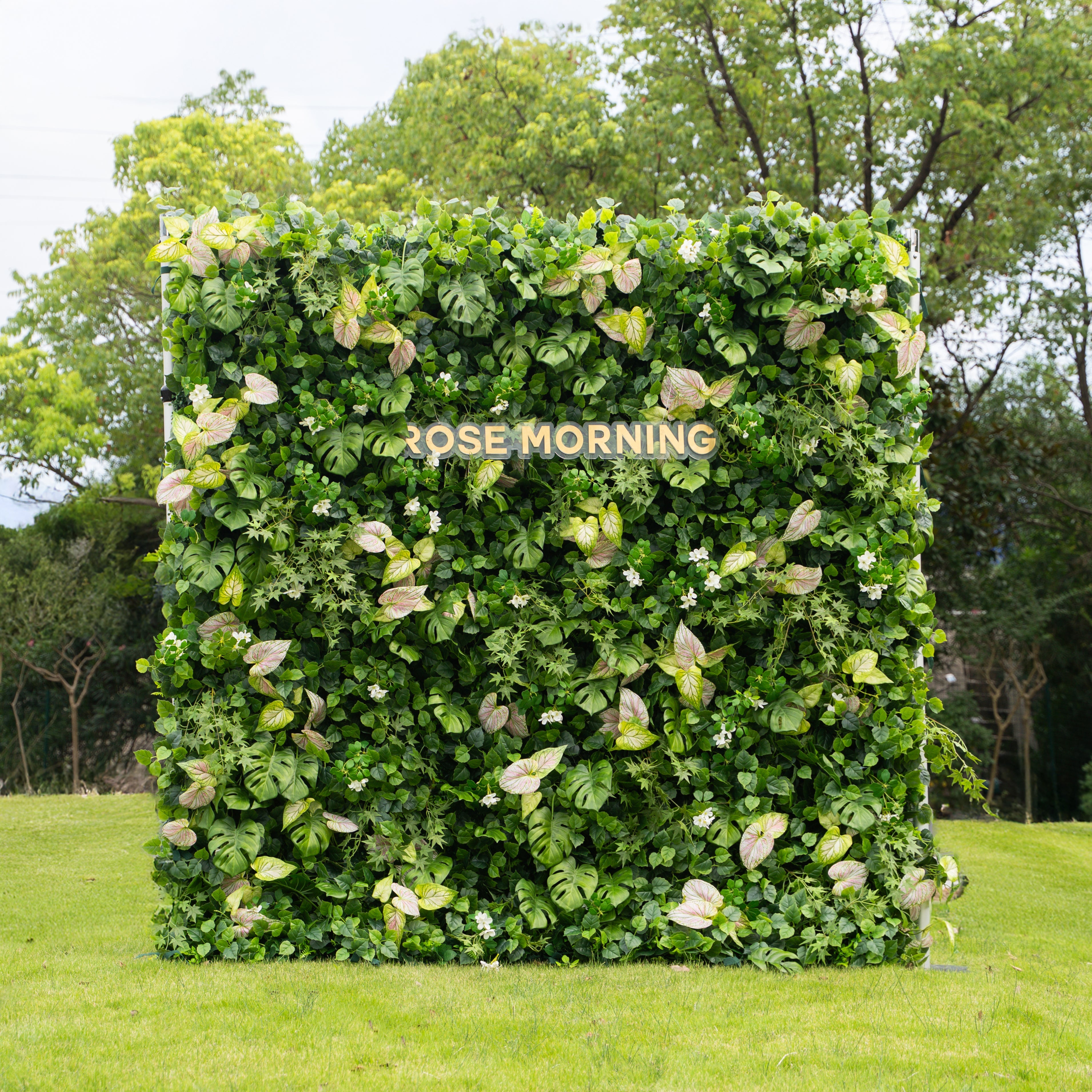 Aura：4D Fabric Artificial rolling up curtain flower wall Free Shipping