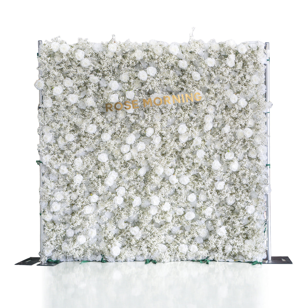 Baby Breath：3D Fabric Artificial rolling up curtain flower wall Free Shipping