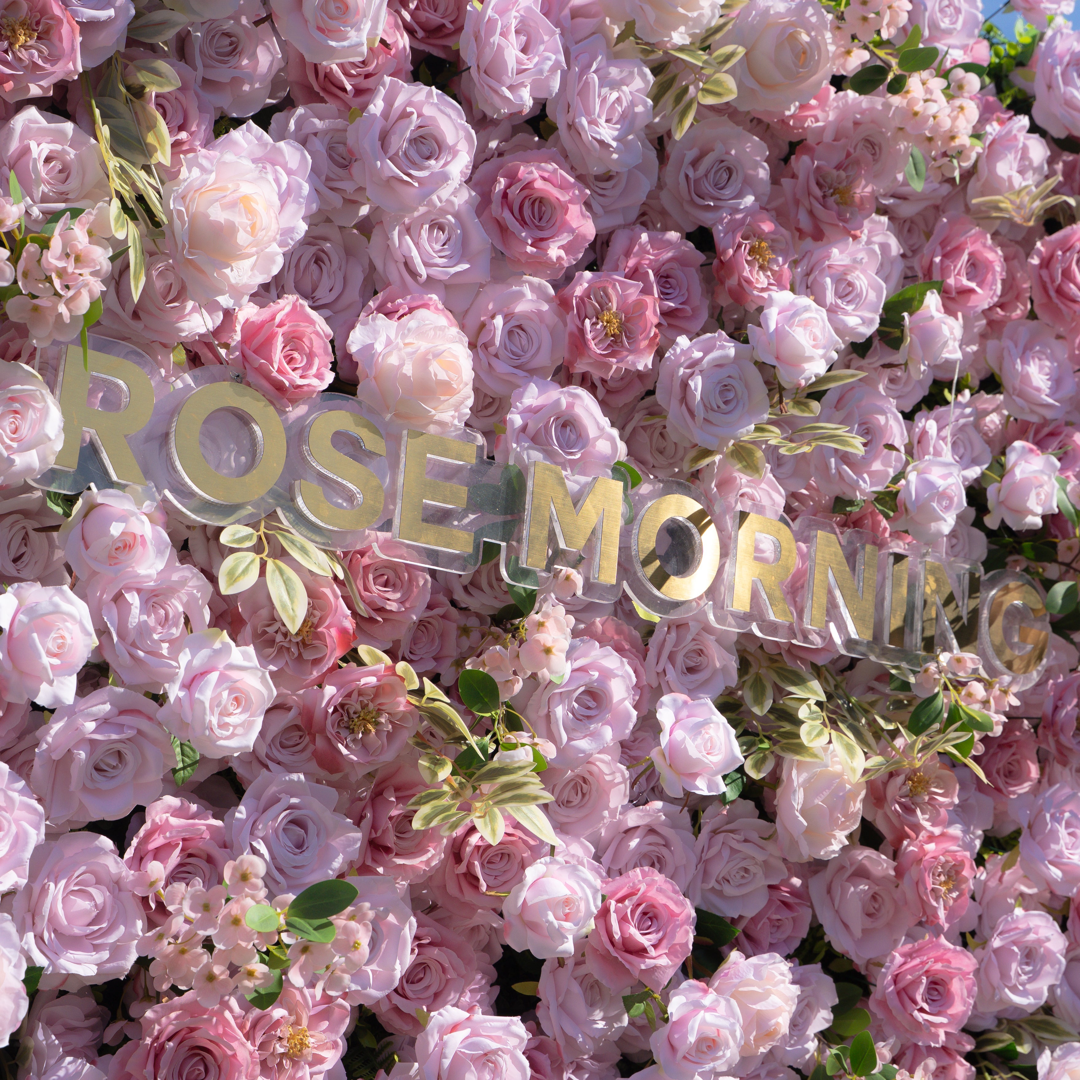 Bene：4D Fabric Artificial zip up curtain flower wall 8ft*8ft Free Shipping