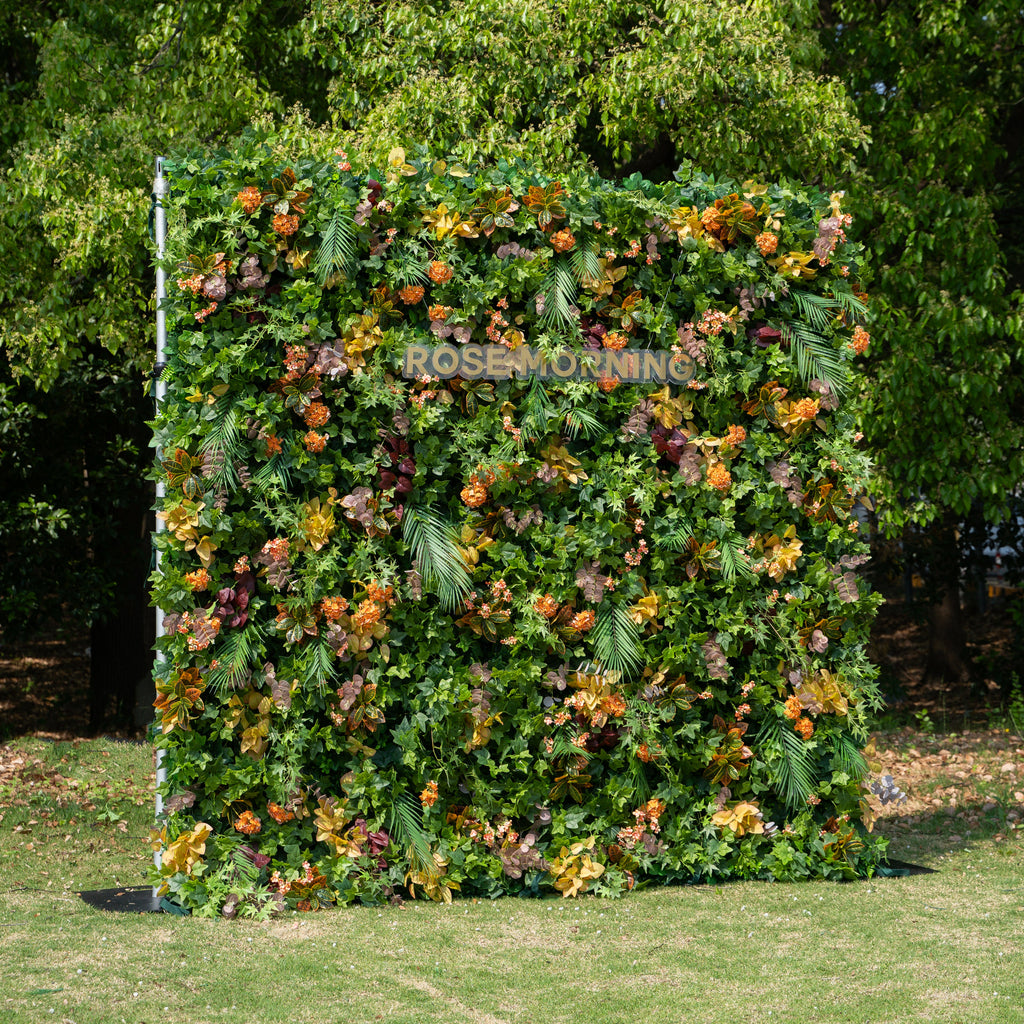 Berenice：4D Fabric Artificial rolling up curtain flower wall Free Shipping