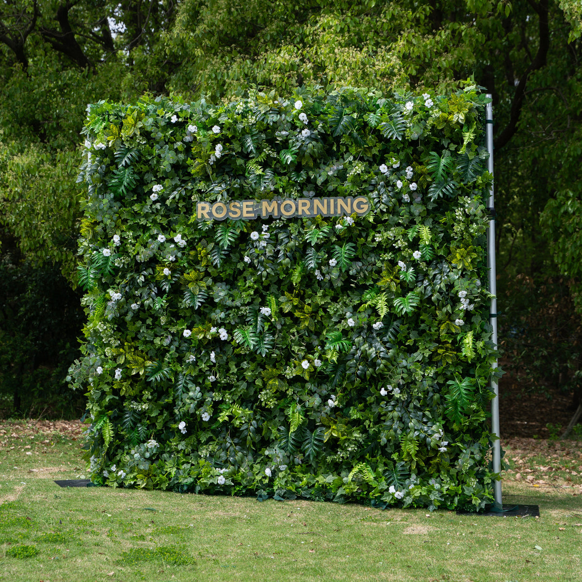 Bernarda：4D Fabric Artificial rolling up curtain flower wall Free Shipping