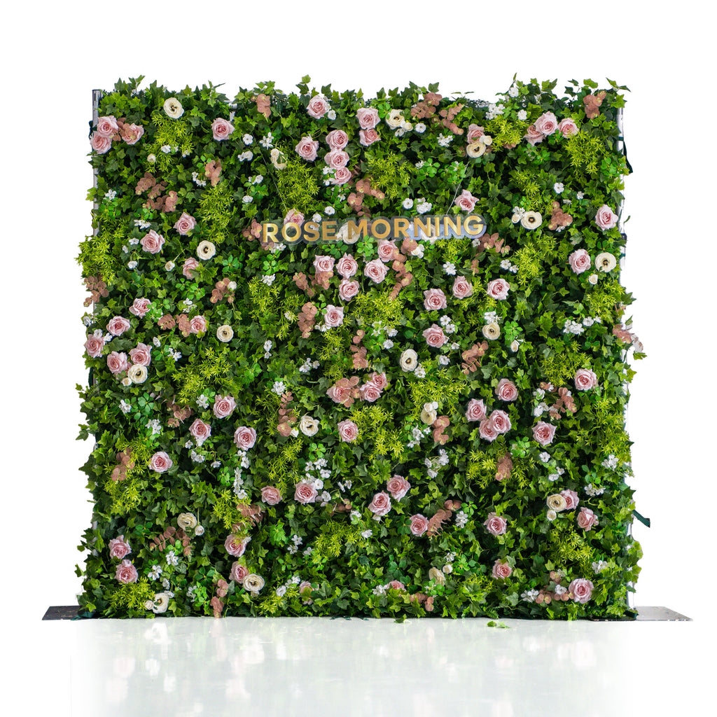 Bettina：4D Fabric Artificial rolling up curtain flower wall Free Shipping