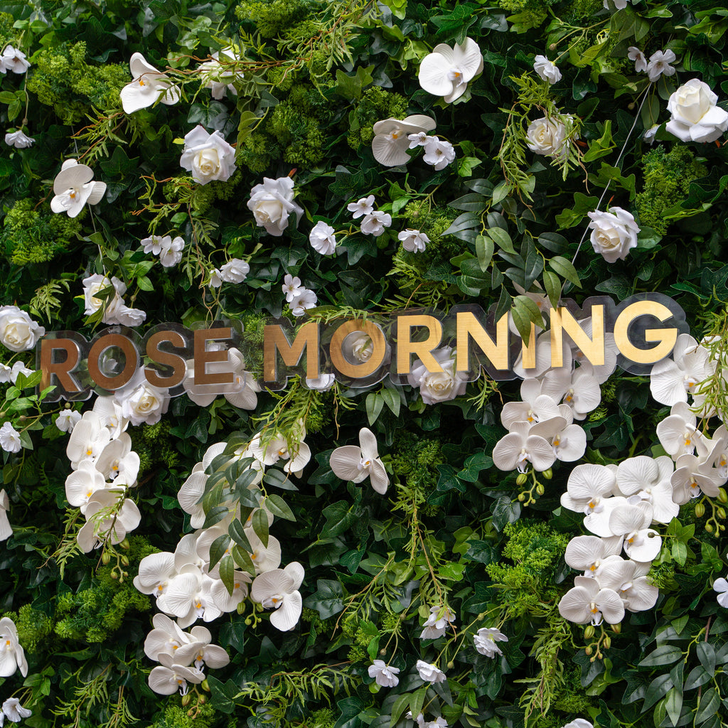 Brianna：4D Fabric Artificial rolling up curtain flower wall Free Shipping