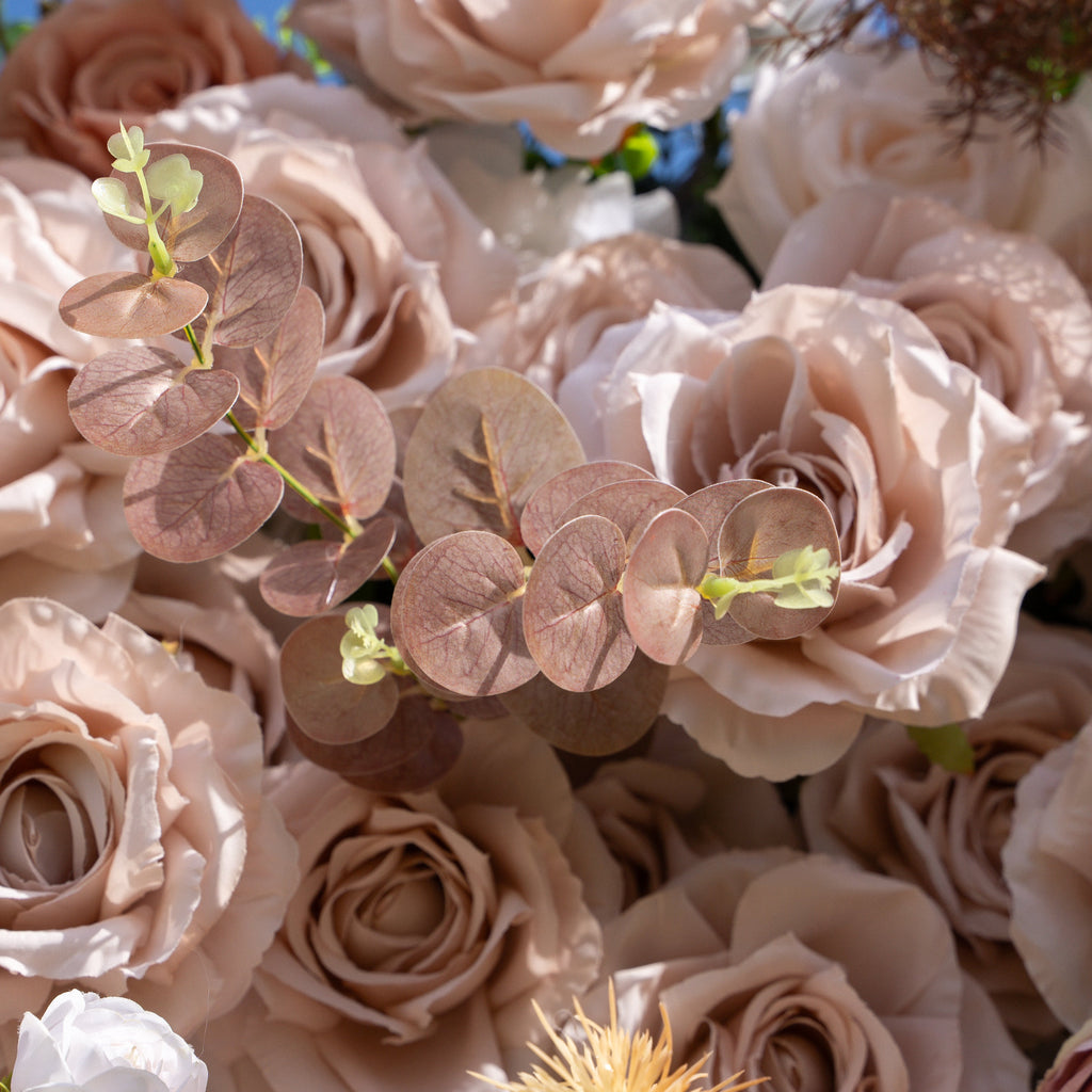 Caffe - 5D Fabric Flower Wall for Weddings Parties Baby Showers Fall Events Backdrop Free Shipping