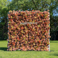 Cappuccino - Autumn Fall 5D Fabric Flower Wall Backdrop for Wedding Birthday Party Event Decoration Free Shipping