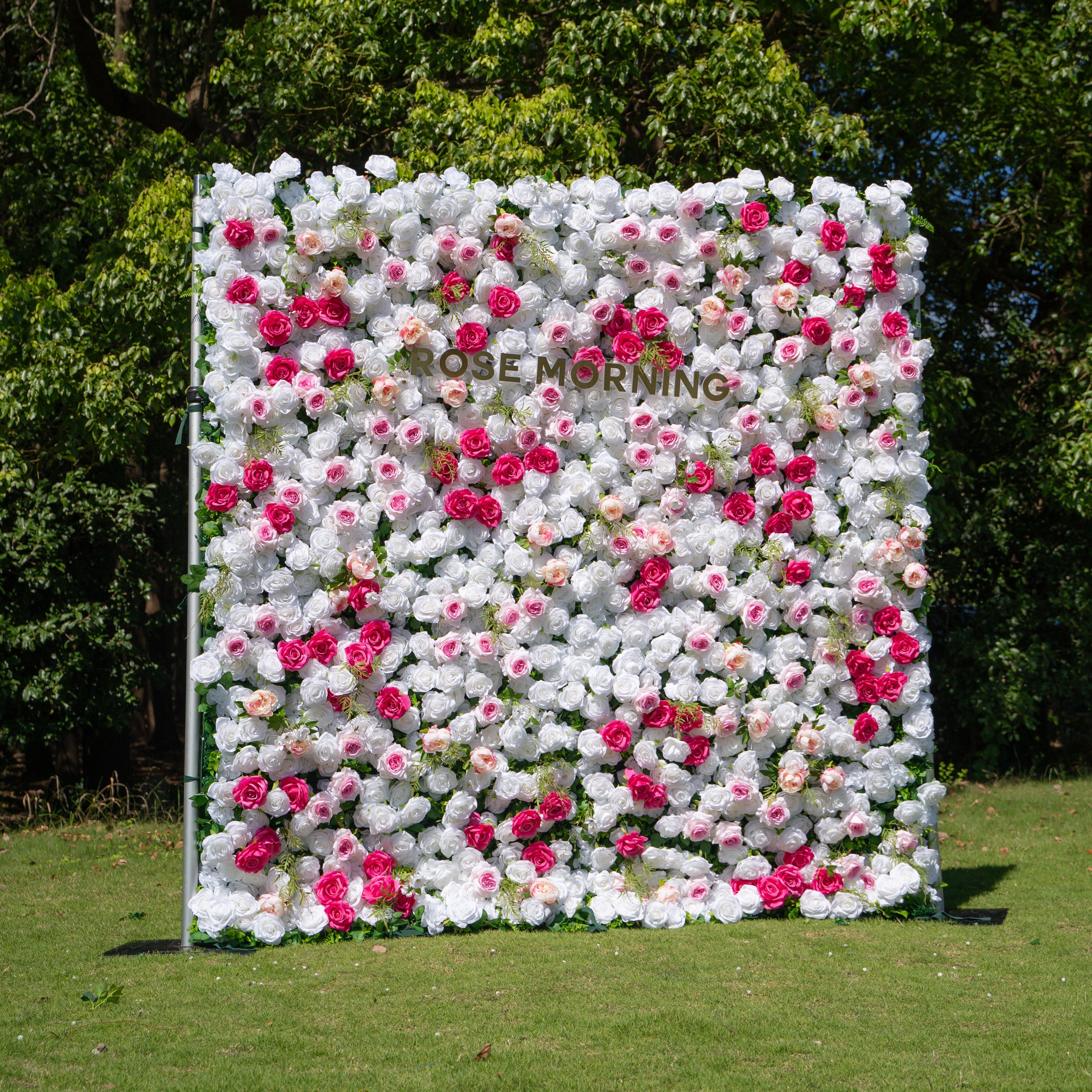 Carrie：3D Fabric Artificial rolling up curtain flower wall Free Shipping