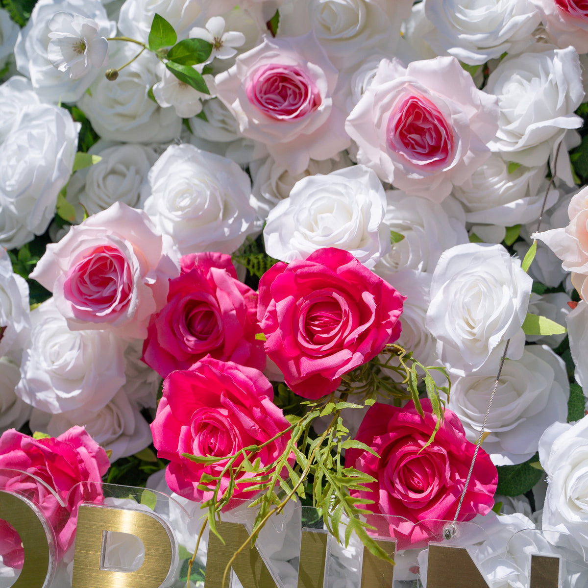 Carrie：3D Fabric Artificial rolling up curtain flower wall Free Shipping