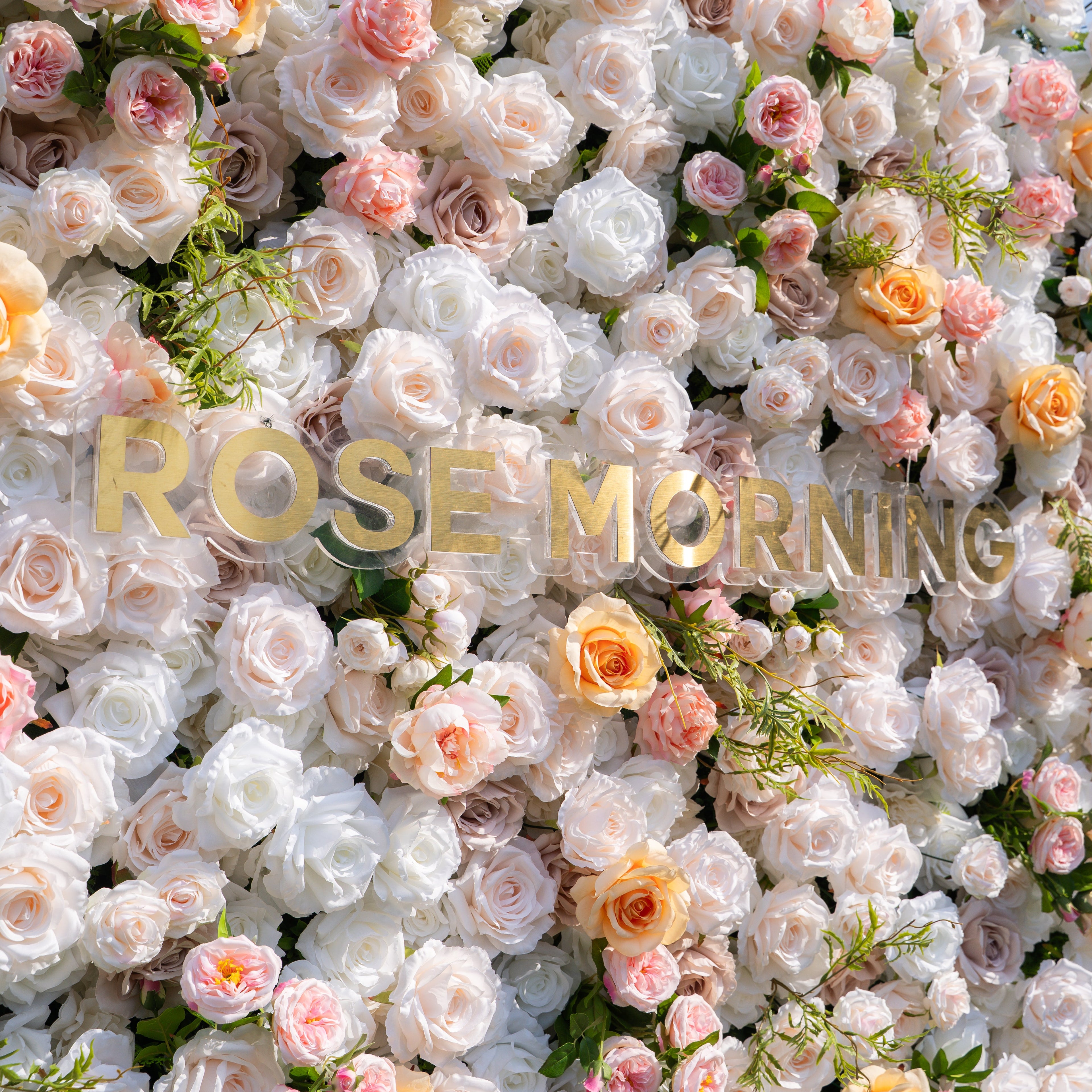 Corissa：5D Fabric Artificial zip up curtain flower wall 8ft*8ft Free Shipping