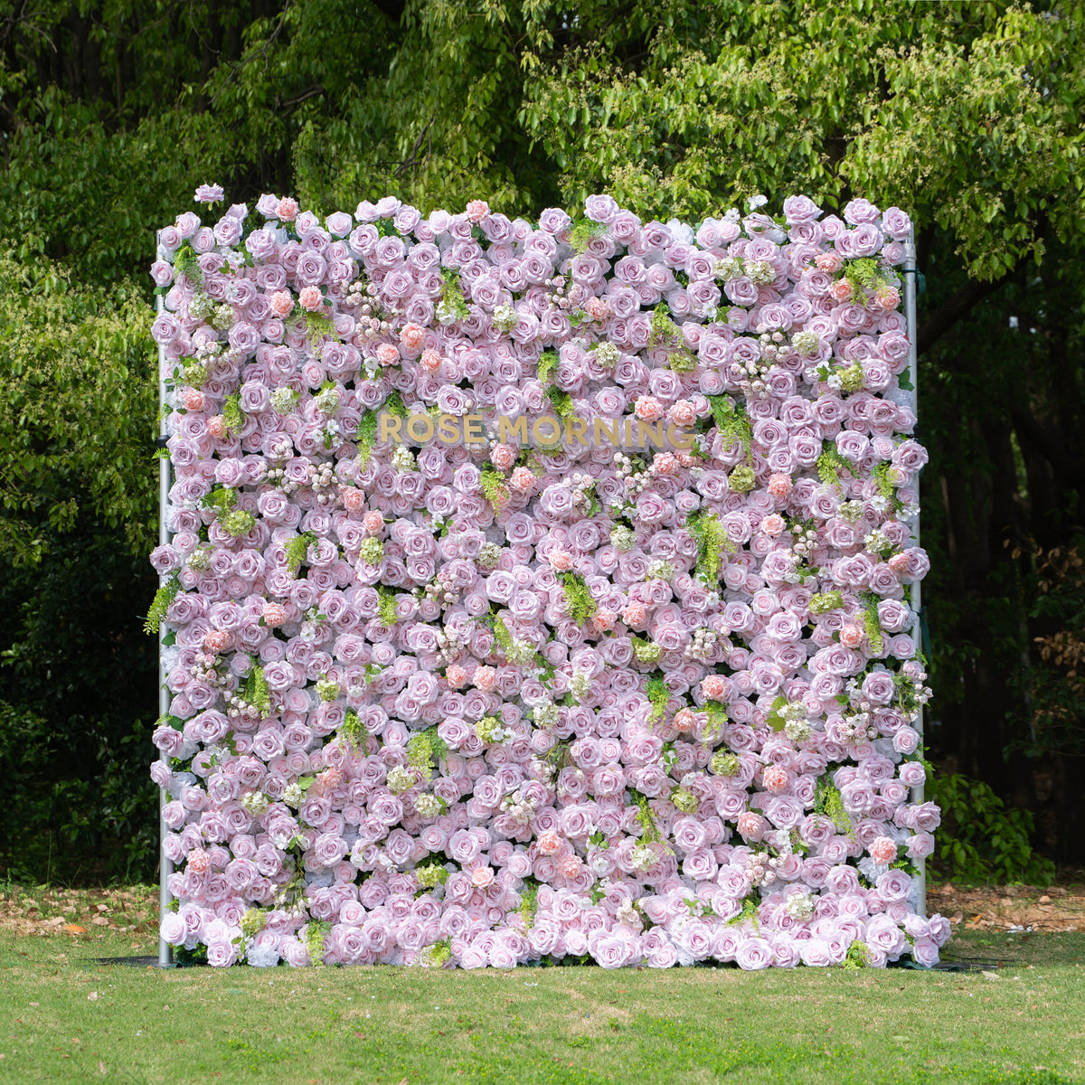Debra：5D Fabric Artificial rolling up curtain flower wall Free Shipping