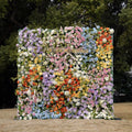 Eileen：5D 2023 New Fabric Artificial rolling up curtain flower wall Rose Morning
