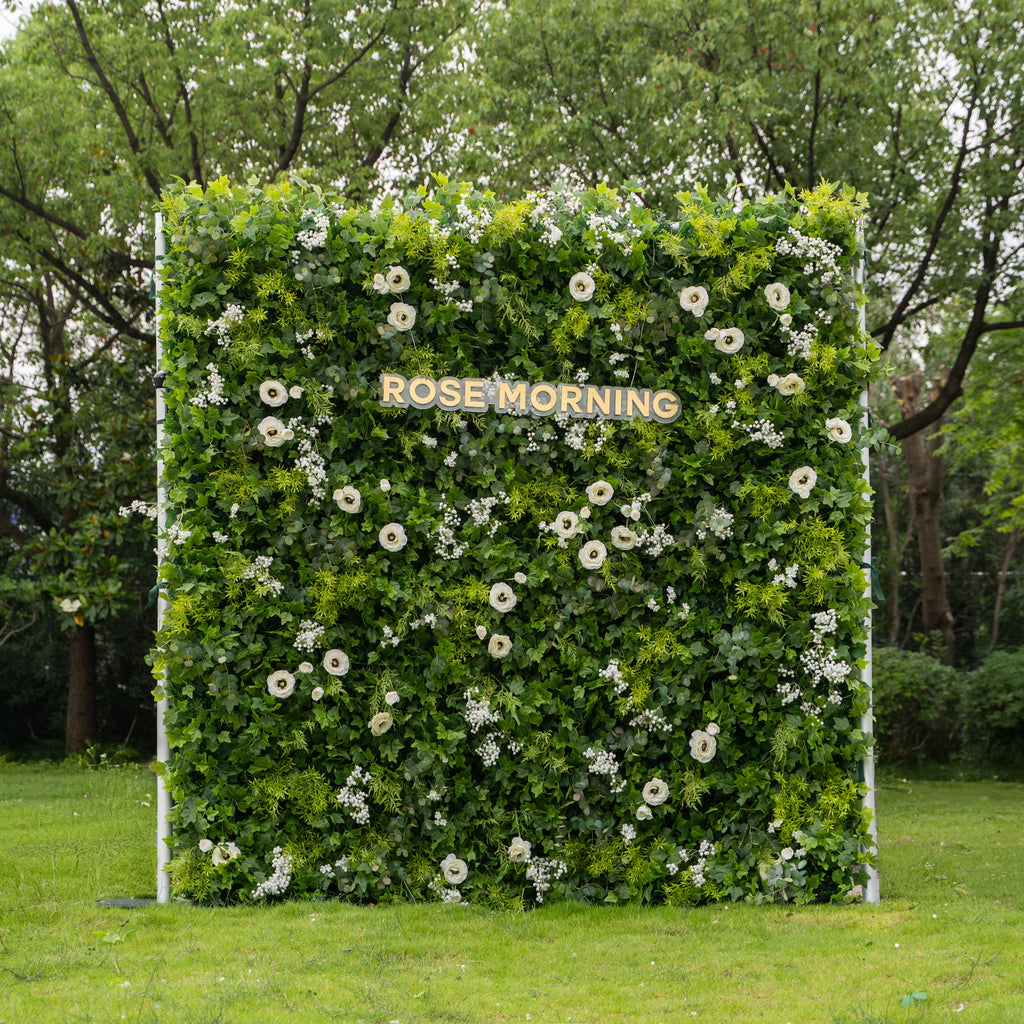 Eloise 2025：5D Fabric Artificial rolling up curtain flower wall Free Shipping