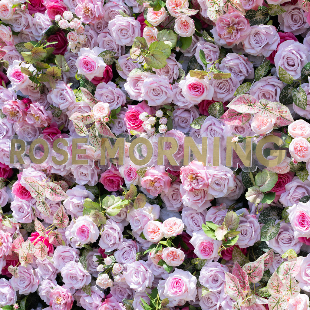 Eugenia：5D Fabric Artificial zip up curtain flower wall 8ft*8ft Free Shipping