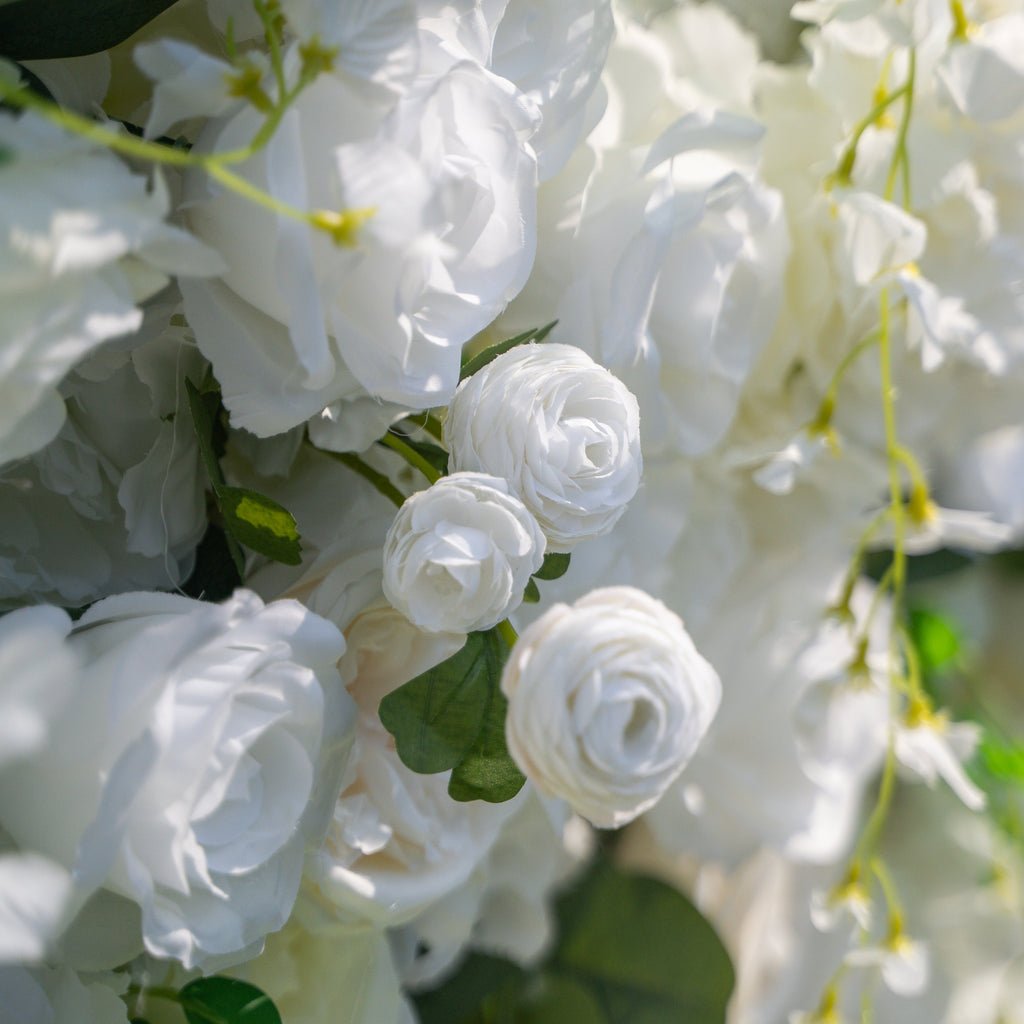 Eve 2025：5D Fabric Artificial rolling up curtain flower wall Free Shipping