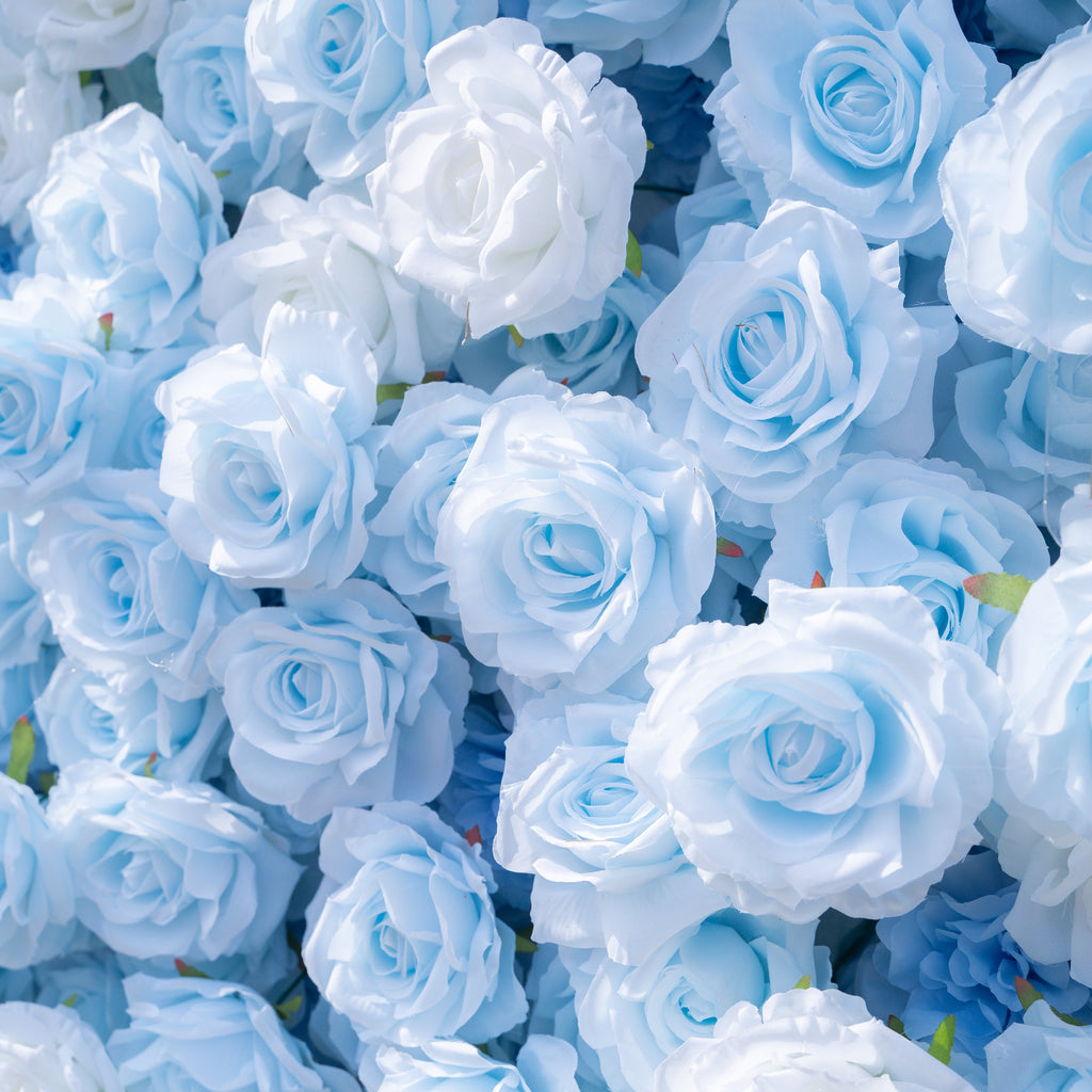 Faith 3D Luxury Artificial Flower Wall - Wedding Backdrop 8ft×8ft Free Shipping