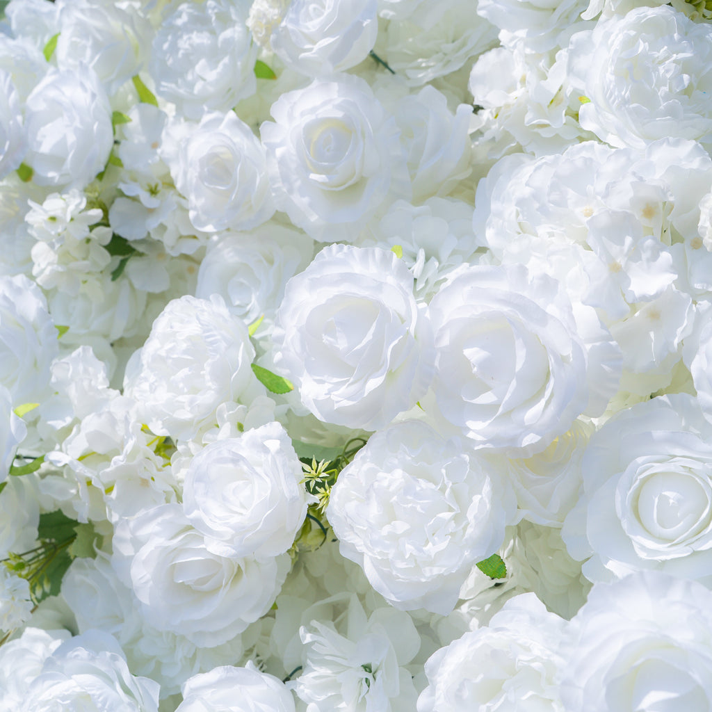 Felicity：5D Fabric Artificial rolling up curtain flower wall (Ready to ship) Free Shipping