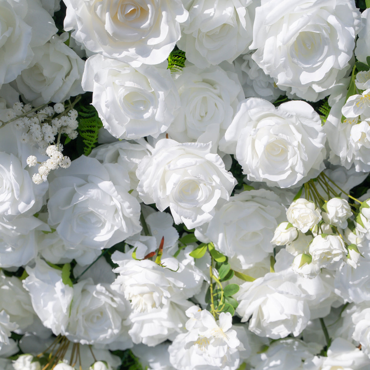 Friday - White Popular 5D Fabric Roll Up Flower Wall for Wedding Party Event Backdrop Free Shipping