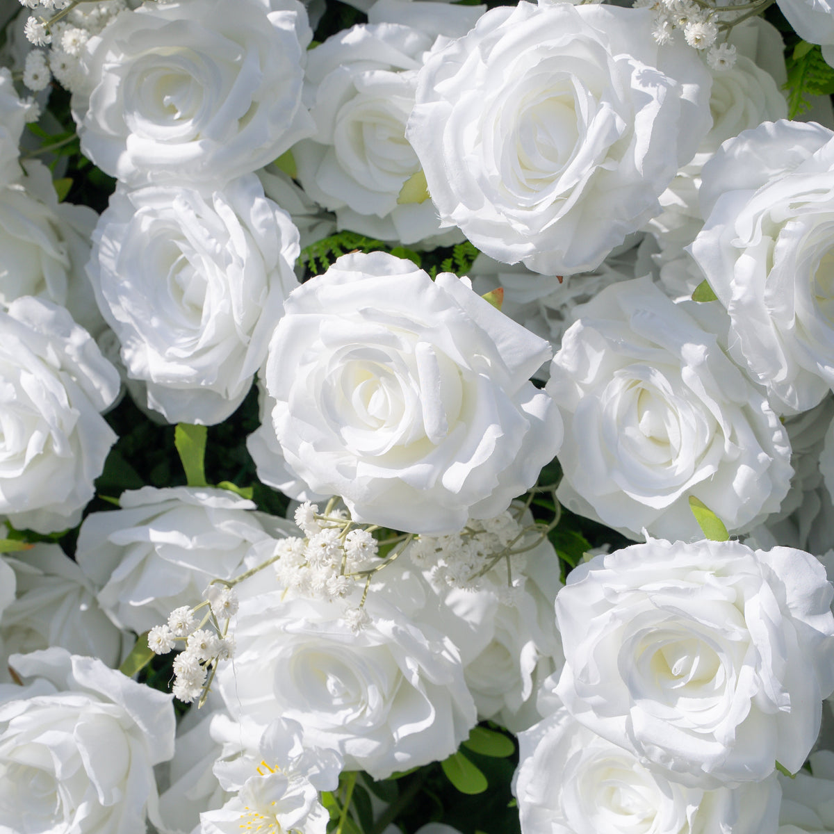 Friday - White Popular 5D Fabric Roll Up Flower Wall for Wedding Party Event Backdrop Free Shipping